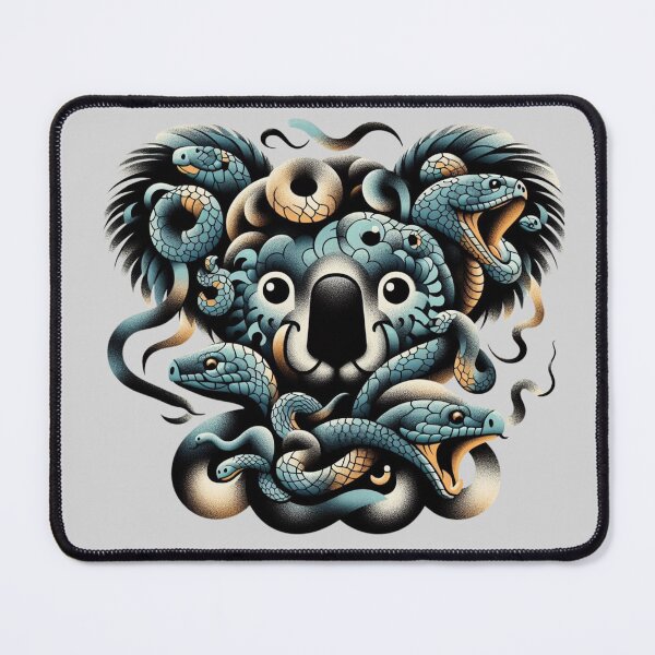 Item preview, GOTHIC KOALA AND SNAKE designed and sold by KoalaArtStudio.