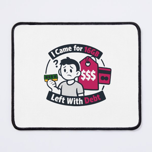 Item preview, Copy of I Came for 16GB, Left With Debt - Red Ram Price Meme designed and sold by TyxShop.