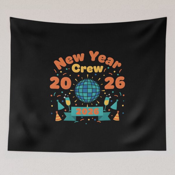 Item preview, New Year Crew 2026, New Year Party Gift, Funny NYE Celebration Graphic Tee for Friends Family Countdown Night designed and sold by saloui.