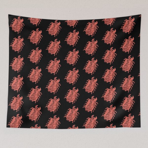 Item preview, Pixel creepy red bug designed and sold by Confusedcows.