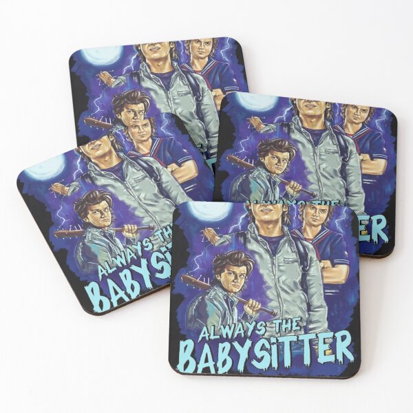 Item preview, Always the Babysitter Illustration Poster designed and sold by Adronia.