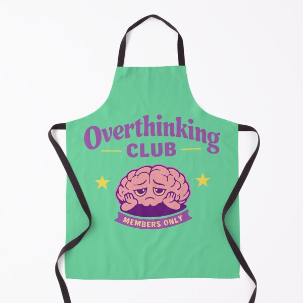 Item preview, Overthinking Club Poster – Aesthetic Minimalist Wall Art ( Neo Mint ) designed and sold by BaKamiLand.