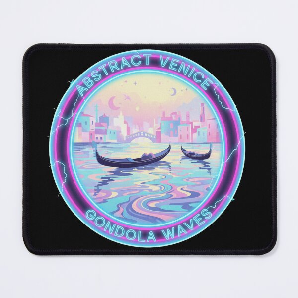 Item preview, Abstract Venice Gondola Waves – Dreamy Pastel Edition designed and sold by Tily360.