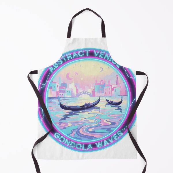 Item preview, Abstract Venice Gondola Waves – Dreamy Pastel Edition designed and sold by Tily360.