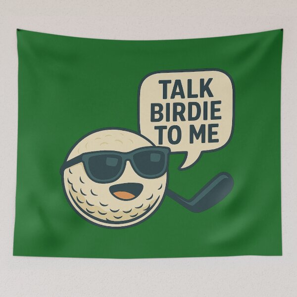 Item preview, Talk Birdie To Me - Funny Golf Pun Design designed and sold by I AM BRO.