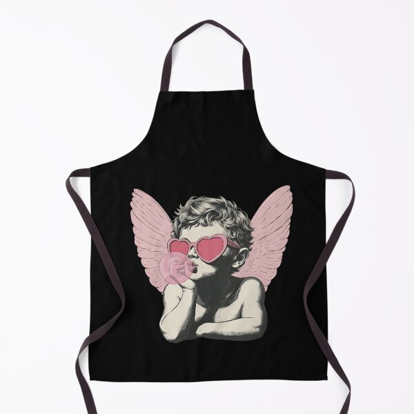 Item preview, Vintage Cute Cupid In Sunglasses Blowing Bubble Valentine designed and sold by elderberry.
