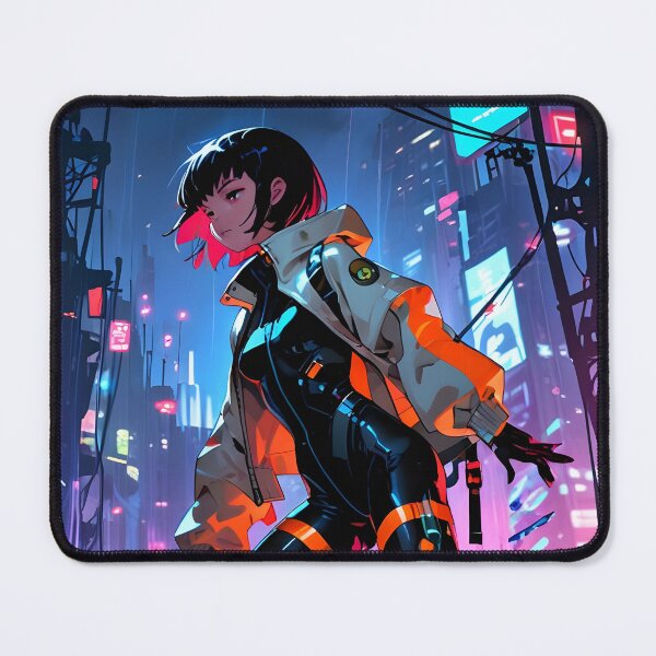 Item preview, ZERO: Neon City Descent Run | Cute Cyberpunk Anime Girl designed and sold by Sytrics.