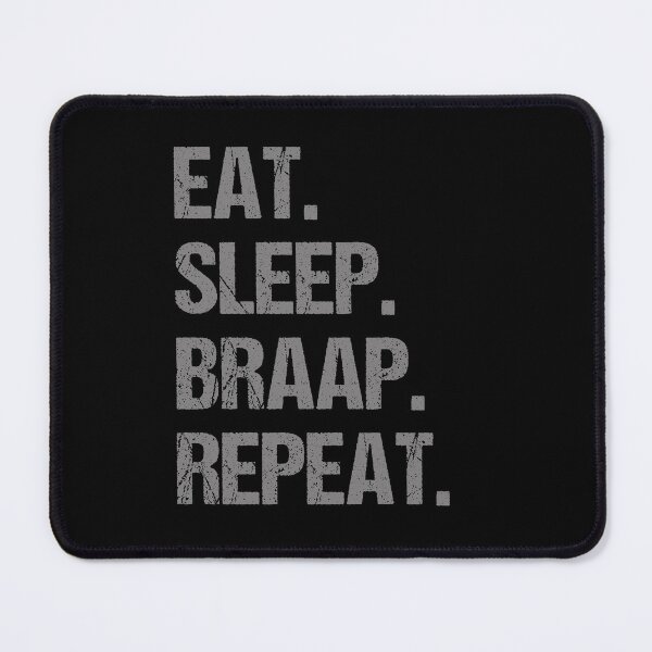 Item preview, Eat Sleep Braap Repeat Funny Motocross Dirt Bike designed and sold by JRRTs.