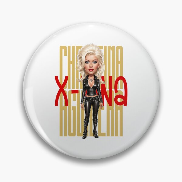 Item preview, Funny caricature of Christina Aguilera designed and sold by vectorlove.