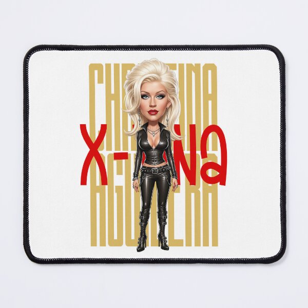 Item preview, Funny caricature of Christina Aguilera designed and sold by vectorlove.