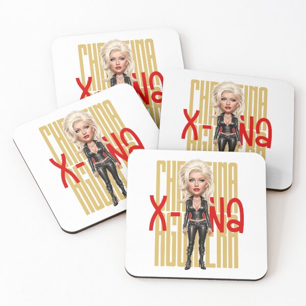 Item preview, Funny caricature of Christina Aguilera designed and sold by vectorlove.