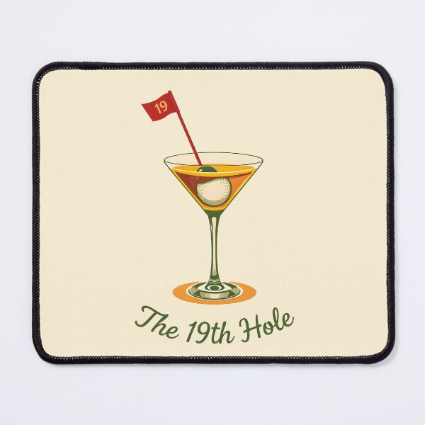 Item preview, The 19th Hole – Retro Golf Logo designed and sold by MKV Design.