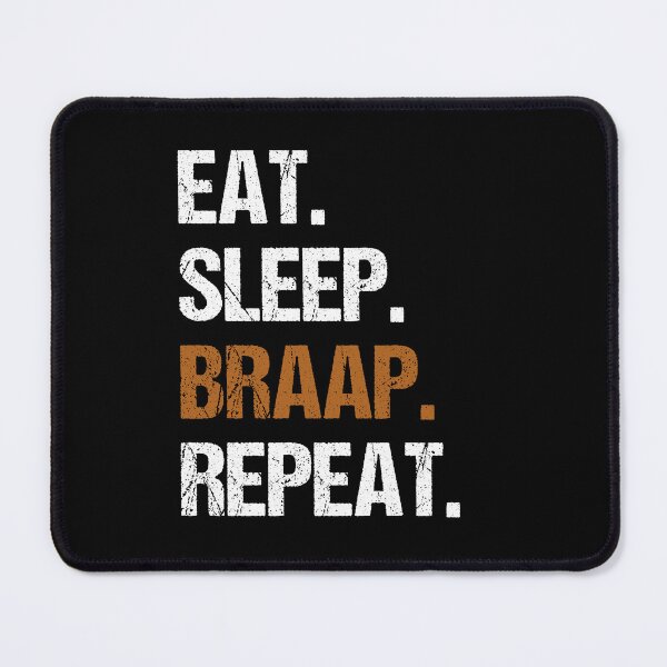 Item preview, Eat Sleep Braap Repeat Funny Motocross Dirt Bike designed and sold by JRRTs.