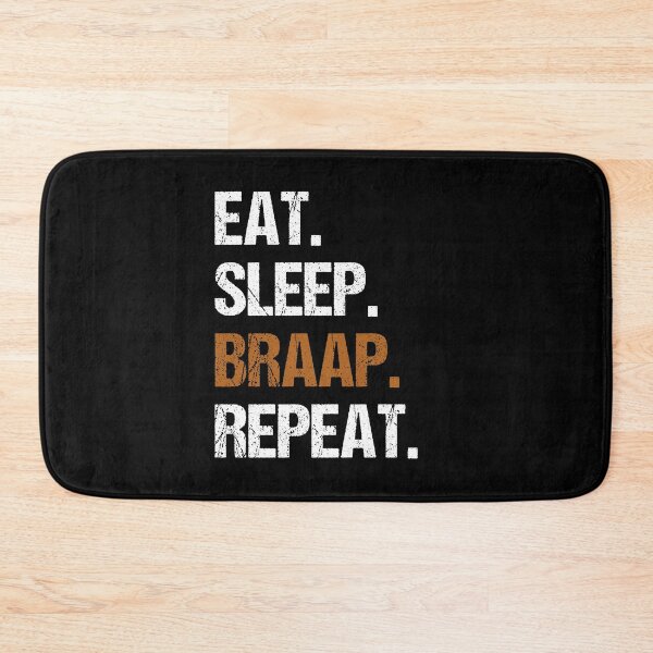 Item preview, Eat Sleep Braap Repeat Funny Motocross Dirt Bike designed and sold by JRRTs.