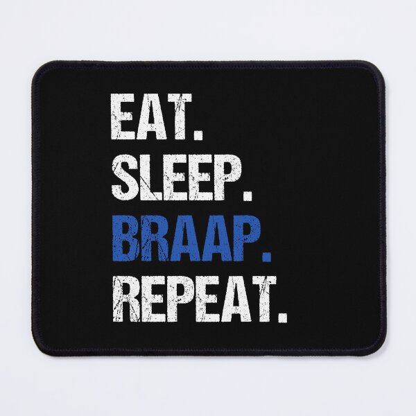 Item preview, Eat Sleep Braap Repeat Funny Motocross Dirt Bike designed and sold by JRRTs.