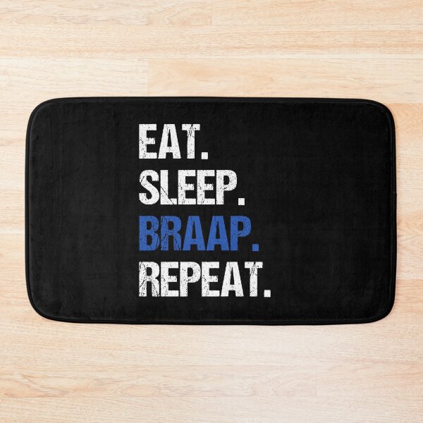 Item preview, Eat Sleep Braap Repeat Funny Motocross Dirt Bike designed and sold by JRRTs.