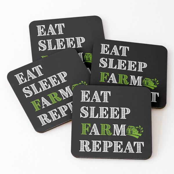 Item preview, Eat Sleep Farm Repeat – Funny Farming Life Design 2 designed and sold by lahmar-abbou.