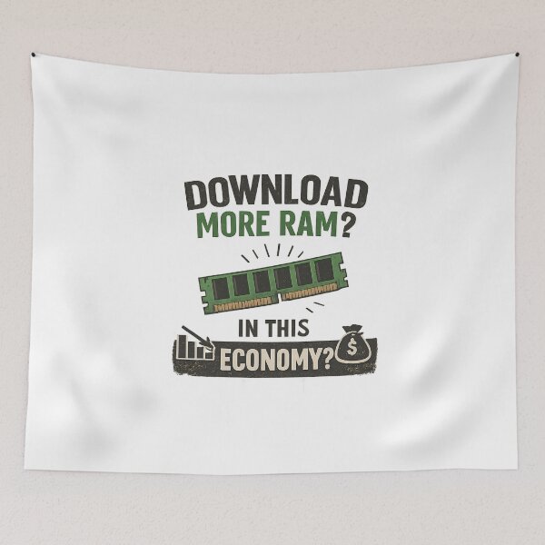 Item preview, Download More RAM? In This Economy? - Ram Price Meme designed and sold by TyxShop.