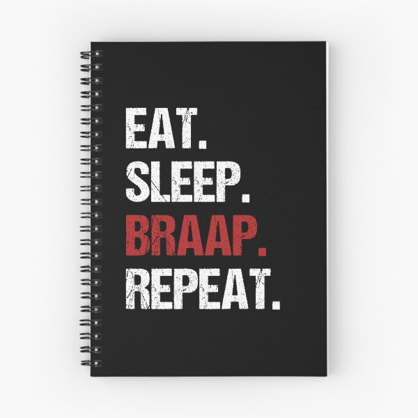 Item preview, Eat Sleep Braap Repeat Funny Motocross Dirt Bike designed and sold by JRRTs.