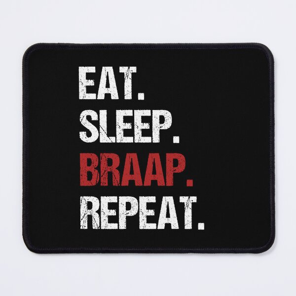 Item preview, Eat Sleep Braap Repeat Funny Motocross Dirt Bike designed and sold by JRRTs.