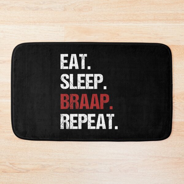 Item preview, Eat Sleep Braap Repeat Funny Motocross Dirt Bike designed and sold by JRRTs.