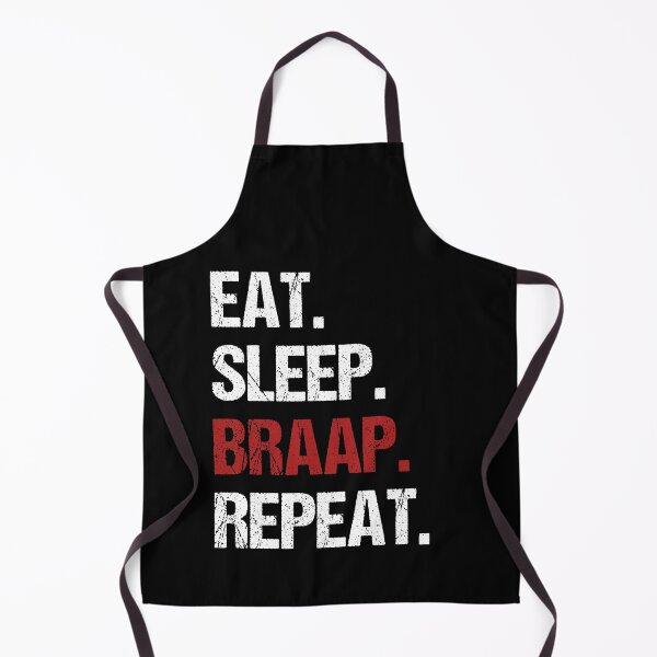 Item preview, Eat Sleep Braap Repeat Funny Motocross Dirt Bike designed and sold by JRRTs.