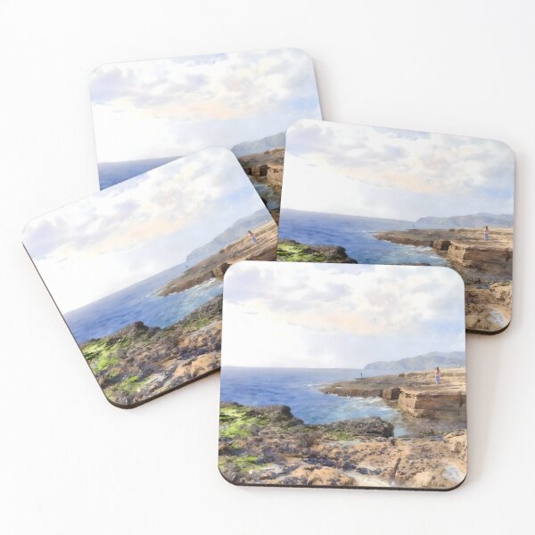 Item preview, Muckross Head Muckross Kilcar Watercolor Co Donegal designed and sold by OliDesigns.