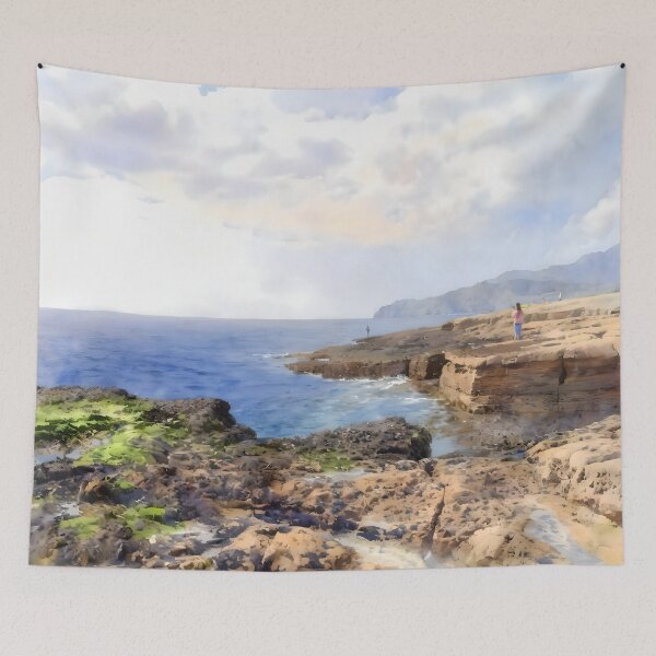Item preview, Muckross Head Muckross Kilcar Watercolor Co Donegal designed and sold by OliDesigns.