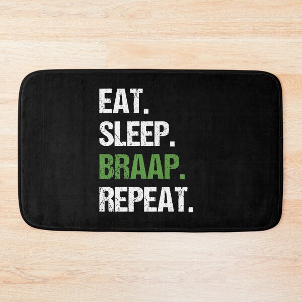 Item preview, Eat Sleep Braap Repeat Funny Motocross Dirt Bike designed and sold by JRRTs.