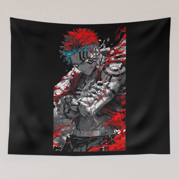 Item preview, Akaza demon slayer  designed and sold by pinedamikeb.