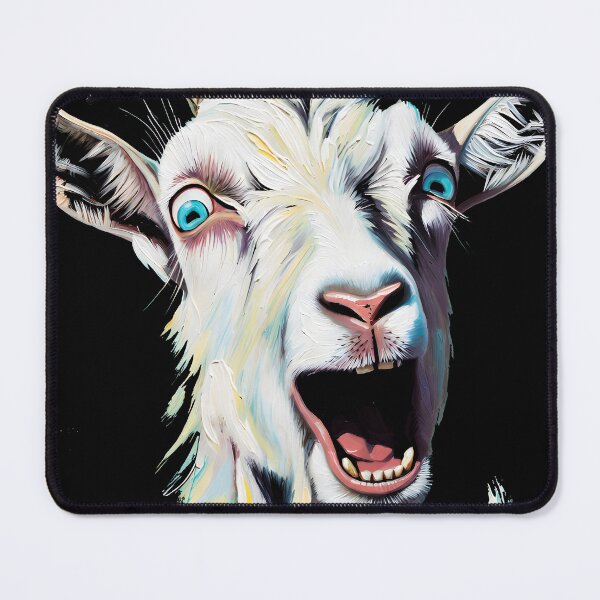 Item preview, Joyful goat illustration designed and sold by Rostislav Bouda.