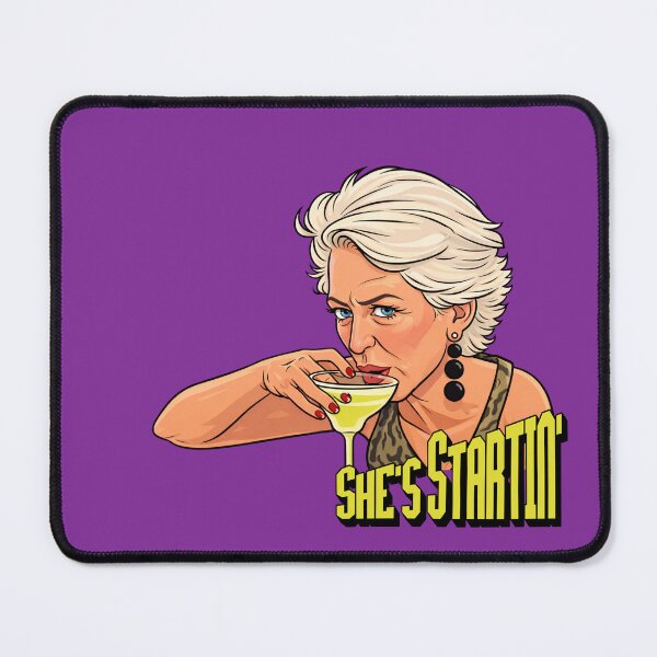 Item preview, She’s Startin’ Cocktail Illustration – Sassy Martini Lady Pop Art designed and sold by SimplyJasper.