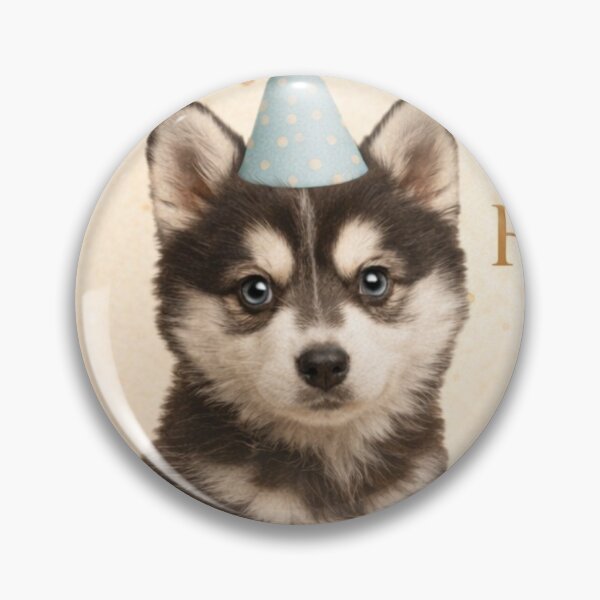 Item preview, Belated Birthday Siberian Husky Greeting Card designed and sold by GivingJoy.
