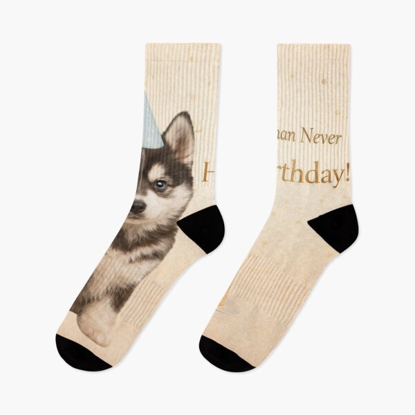 Item preview, Belated Birthday Siberian Husky Greeting Card designed and sold by GivingJoy.