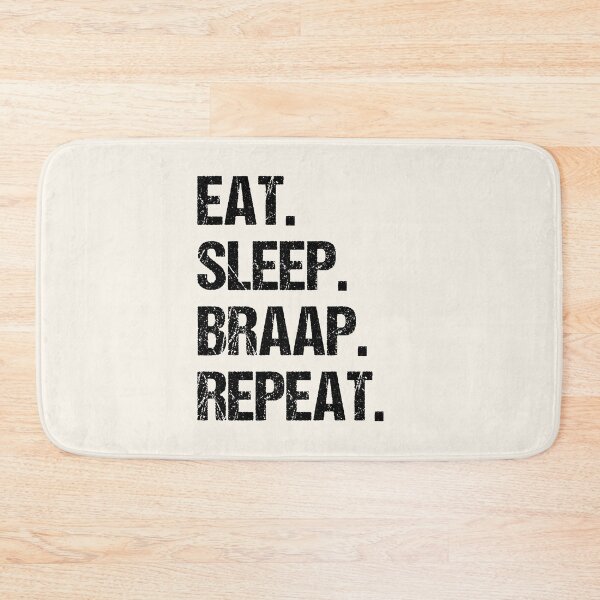 Item preview, Eat Sleep Braap Repeat Funny Motocross Dirt Bike designed and sold by JRRTs.