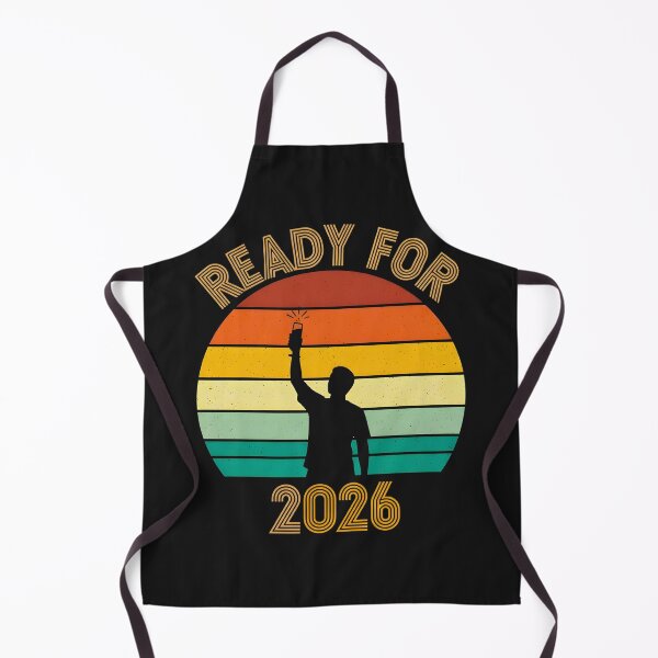 Item preview, Happy New Year 2026 Ready For 2026 Retro Sunset Party Toast designed and sold by Abdeelol.