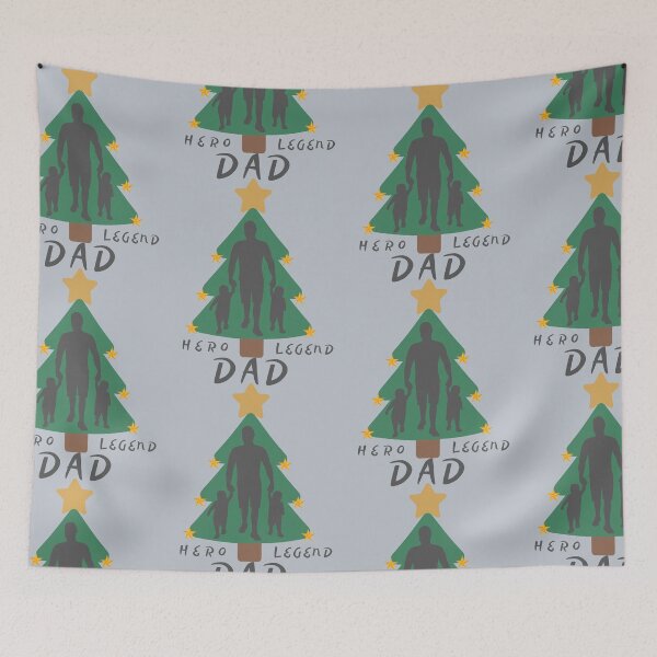 Item preview, Christmass Dad hero legend family love fatherhood design designed and sold by Logiprint.