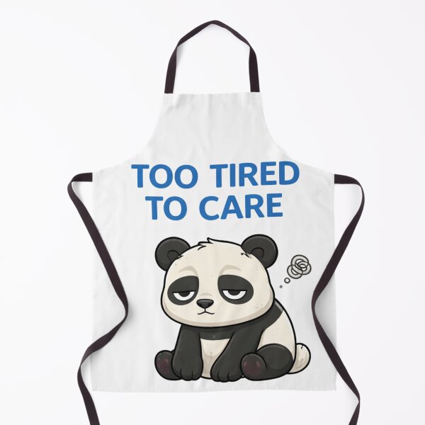 Item preview, Too Tired To Care Panda – Lazy Cute Cartoon designed and sold by Papier Atelier Art.