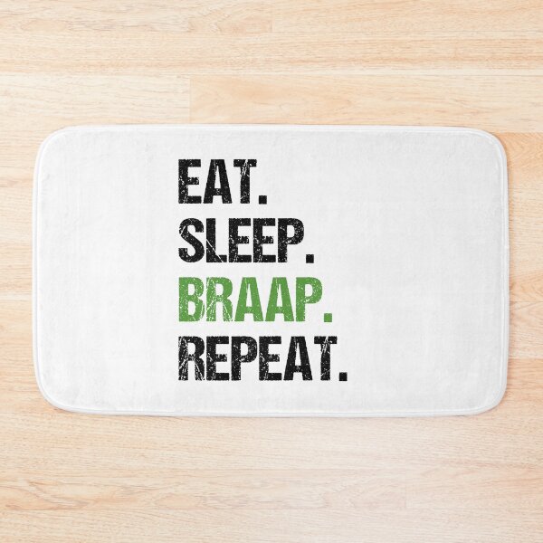 Item preview, Eat Sleep Braap Repeat Funny Motocross Dirt Bike designed and sold by JRRTs.