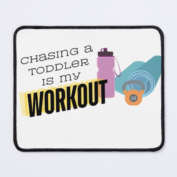 Artikelvorschau, Workout beim Jagen eines Kleinkindes entworfen und verkauft von Wonderfully Chaotic.