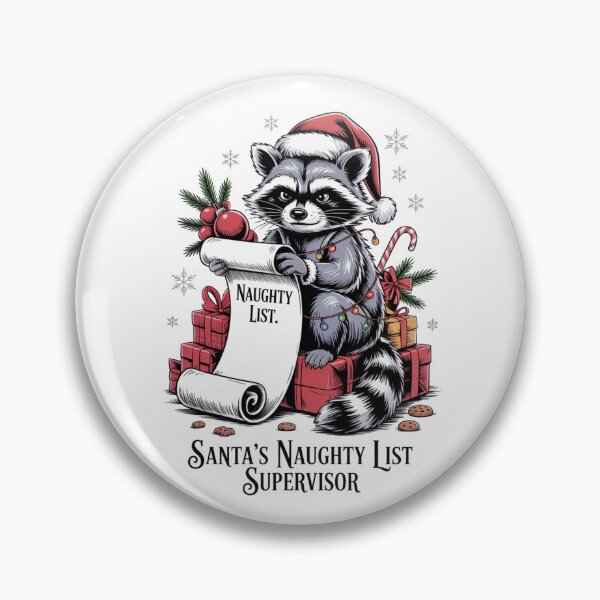 Item preview, Santa’s Naughty List Supervisor designed and sold by Qwibbo.
