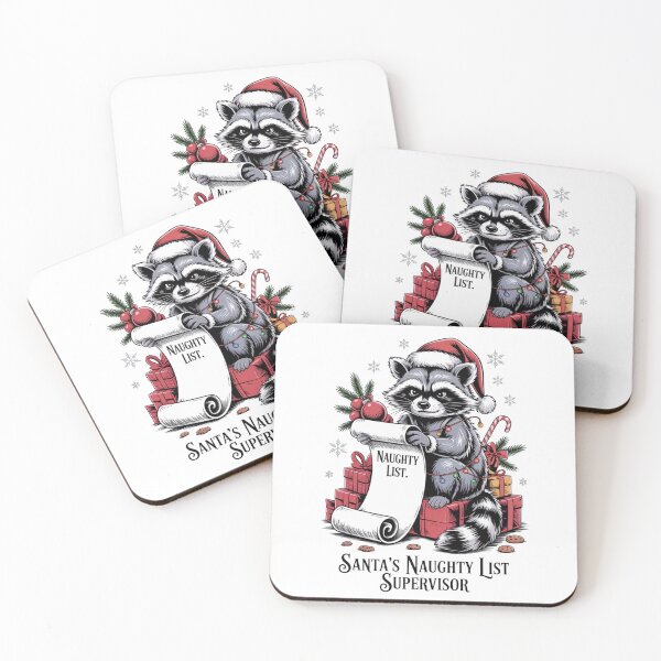 Item preview, Santa’s Naughty List Supervisor designed and sold by Don't Crack Art.