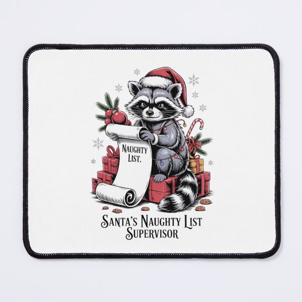 Item preview, Santa’s Naughty List Supervisor designed and sold by Qwibbo.