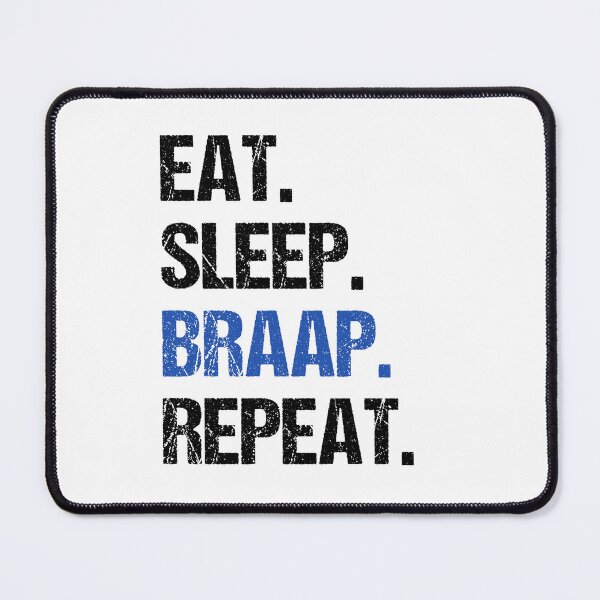 Item preview, Eat Sleep Braap Repeat Funny Motocross Dirt Bike designed and sold by JRRTs.