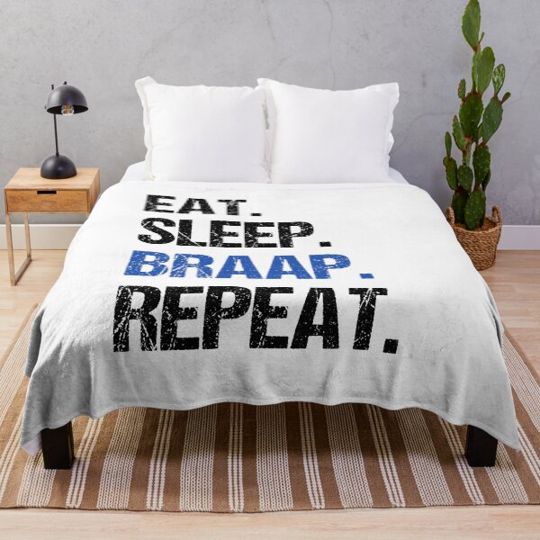 Item preview, Eat Sleep Braap Repeat Funny Motocross Dirt Bike designed and sold by JRRTs.
