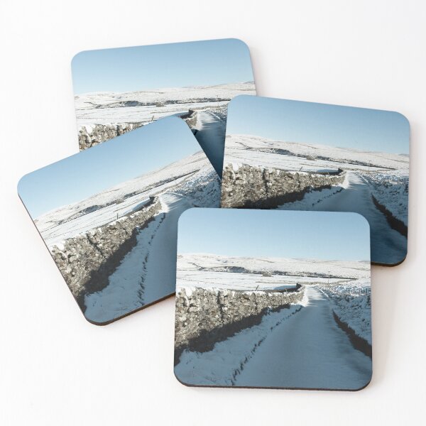 Item preview, Snowy Path & Stone Barn – Yorkshire Winter Day designed and sold by Two-Tickets-To.