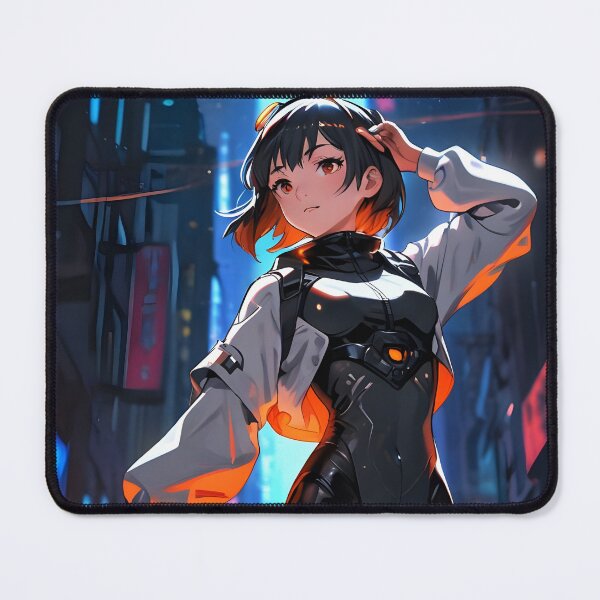 Artikelvorschau, ZERO: Hochglänzender High-Fashion-Catsuit | Niedliches Cyberpunk-Anime-Mädchen entworfen und verkauft von Sytrics.