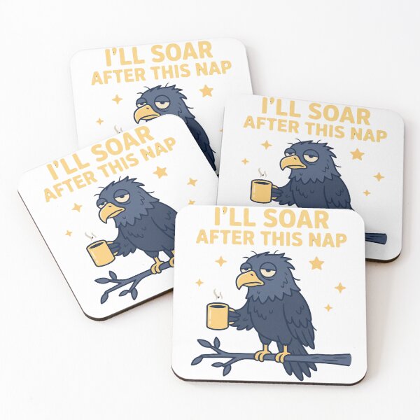 Item preview, I’ll Soar After This Nap Sleepy Eagle Coffee  designed and sold by RectifyFashions.
