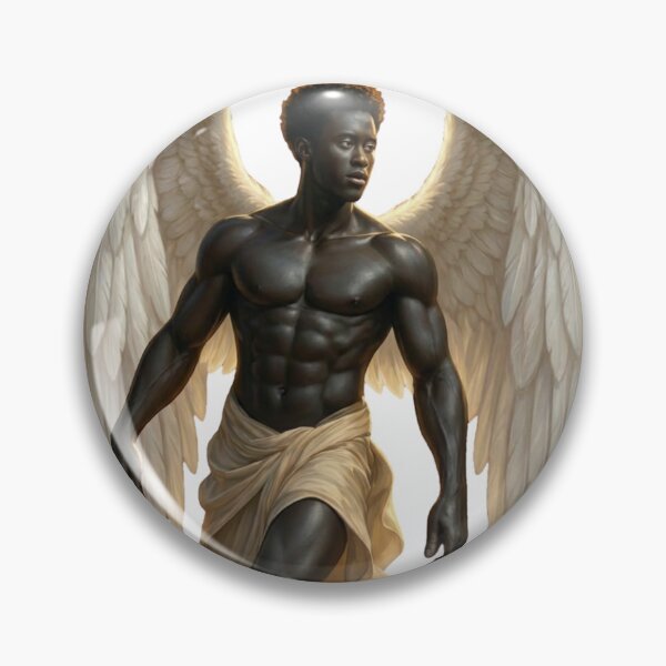 Item preview, Powerful Guardian Angel with Wings – Divine Strength and Protection Art designed and sold by buycostarica.