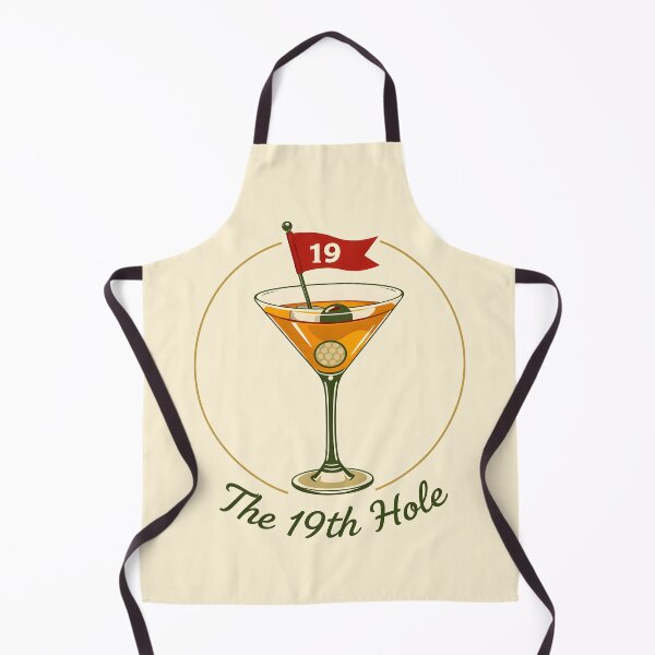 Item preview, The 19th Hole – Modern Vintage Golf Logo | Elegant Martini Vector designed and sold by MKV Design.